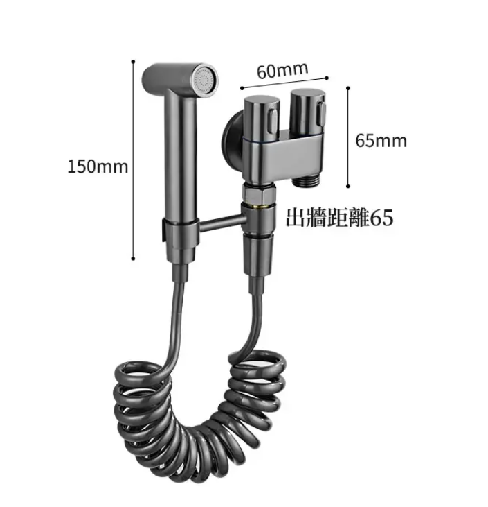 【日本直郵】進口全銅雙用噴槍套裝 強勁噴槍 一進二出，抗壓防爆 結實耐用 可以用作洗車、洗馬桶 給寵物洗澡